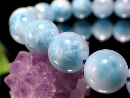 ラリマー ブルーペクトライト ブレスレット 三大ヒーリングストーン カリブ海の宝石