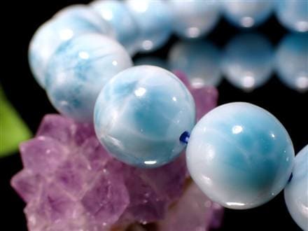 ラリマー ブルーペクトライト ブレスレット 三大ヒーリングストーン カリブ海の宝石