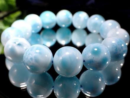 ラリマー ブルーペクトライト ブレスレット 三大ヒーリングストーン カリブ海の宝石