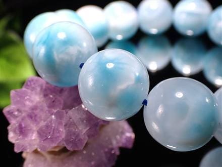 ラリマー ブルーペクトライト ブレスレット 三大ヒーリングストーン カリブ海の宝石
