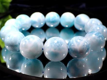 ラリマー ブルーペクトライト ブレスレット 三大ヒーリングストーン カリブ海の宝石