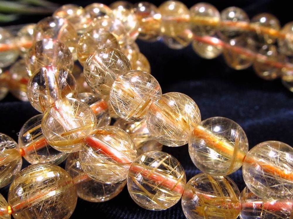 ルチル ゴールドルチル ブレスレット 金運 ルチルクォーツ