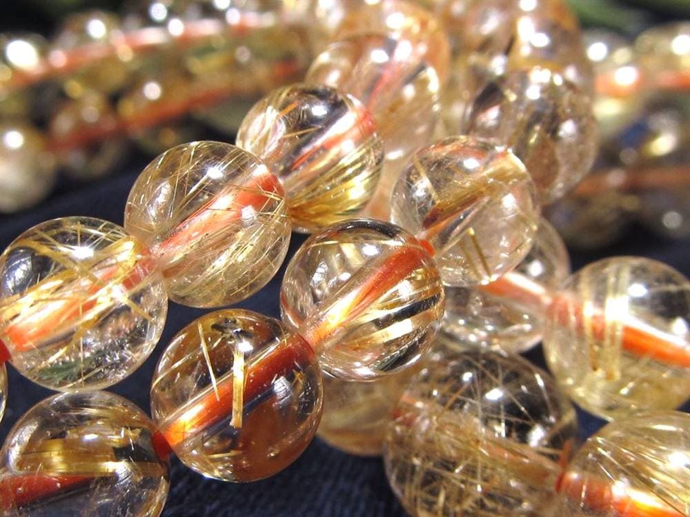 ルチル ゴールドルチル ブレスレット 金運 ルチルクォーツ