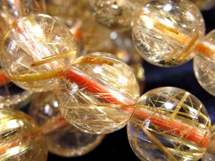 ルチル ゴールドルチル ブレスレット 金運 ルチルクォーツ