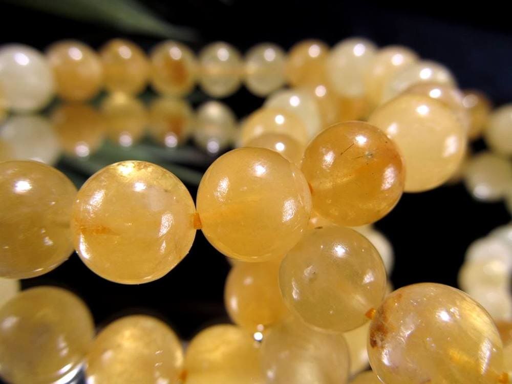 ヘリオドール ゴールデンベリル 緑柱石 ブレスレット 天然石