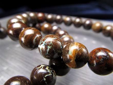 ボルダーオパール ライモナイト 母岩付蛋白石 ブレスレット オパール