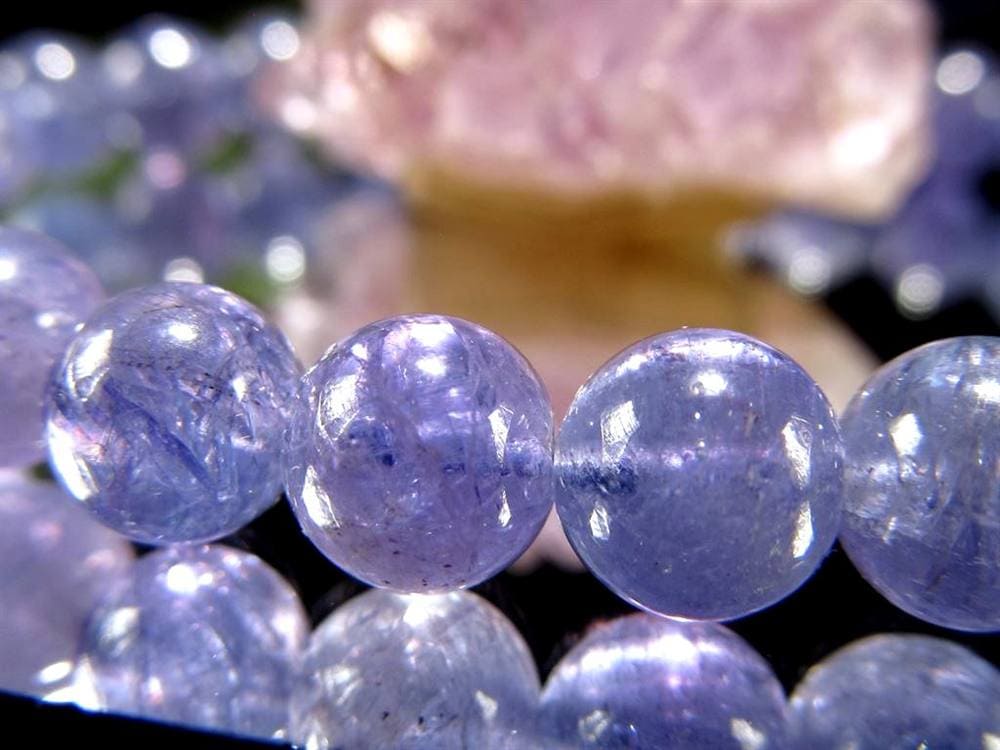 タンザナイト ブルーゾイサイト ブレスレット 灰簾石 タンザニア産