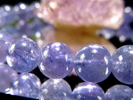 タンザナイト ブルーゾイサイト ブレスレット 灰簾石 タンザニア産