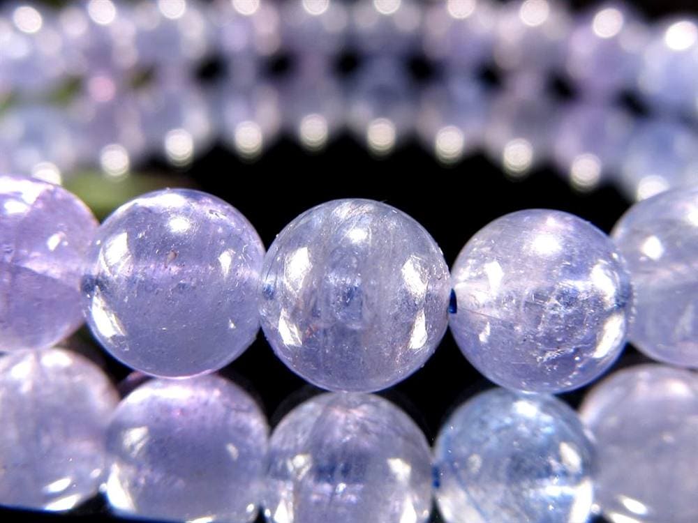 タンザナイト ブルーゾイサイト ブレスレット 灰簾石 タンザニア産