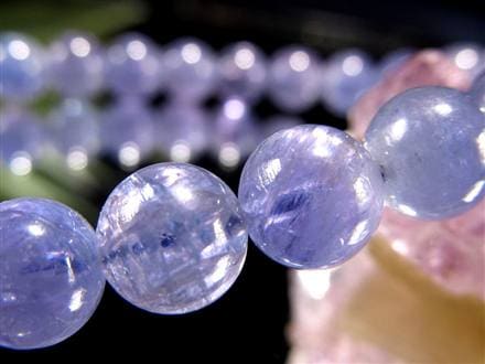 タンザナイト ブルーゾイサイト ブレスレット 灰簾石 タンザニア産