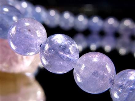 タンザナイト ブルーゾイサイト ブレスレット 灰簾石 タンザニア産