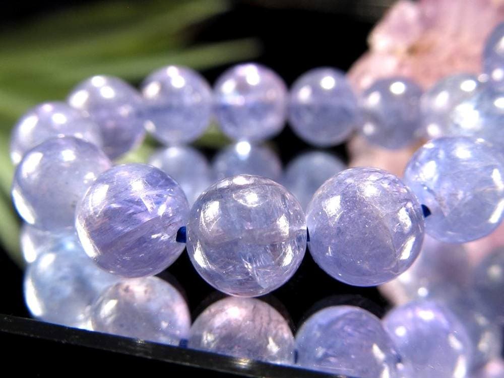 タンザナイト ブルーゾイサイト ブレスレット 灰簾石 タンザニア産