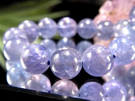 タンザナイト ブルーゾイサイト ブレスレット 灰簾石 タンザニア産