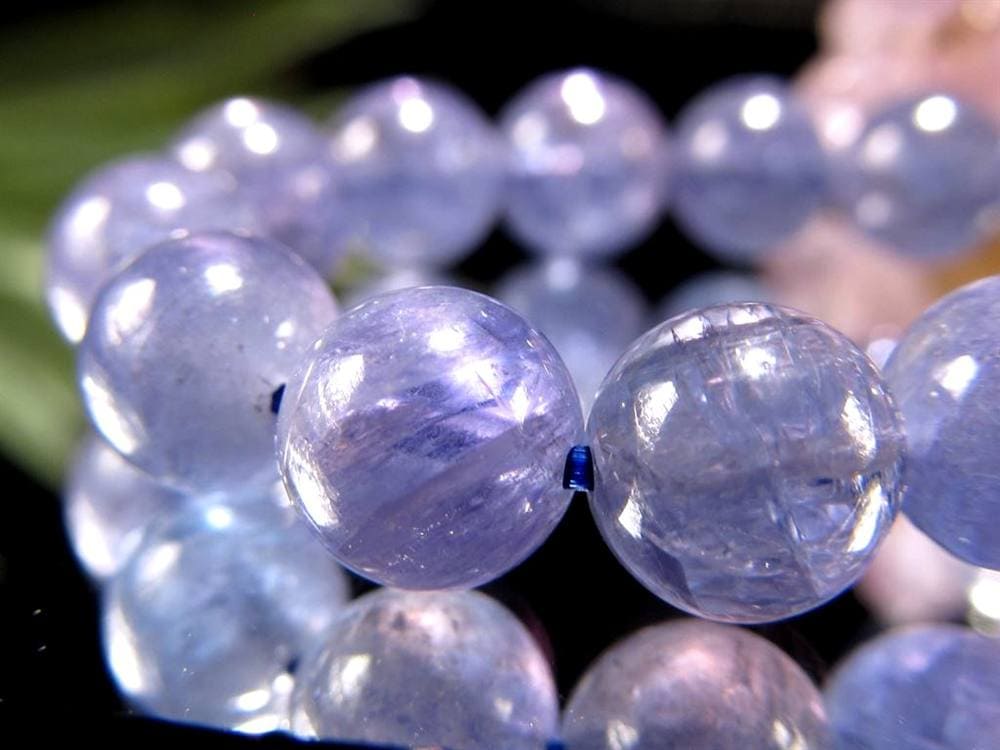 タンザナイト ブルーゾイサイト ブレスレット 灰簾石 タンザニア産