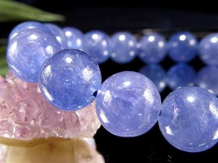 タンザナイト ブルーゾイサイト ブレスレット 灰簾石 タンザニア産