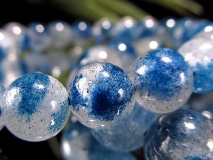 スコルザライト スコルザライトインクォーツ 鉄天藍石 ラズライトインクォーツ ブレスレット