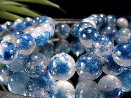 スコルザライト スコルザライトインクォーツ 鉄天藍石 ラズライトインクォーツ ブレスレット