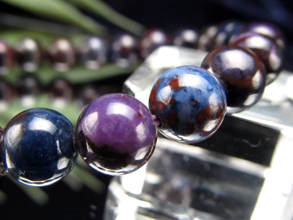 スギライト 杉石 ブレスレット 三大ヒーリングストーン リクトライト