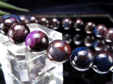 スギライト 杉石 ブレスレット 三大ヒーリングストーン リクトライト