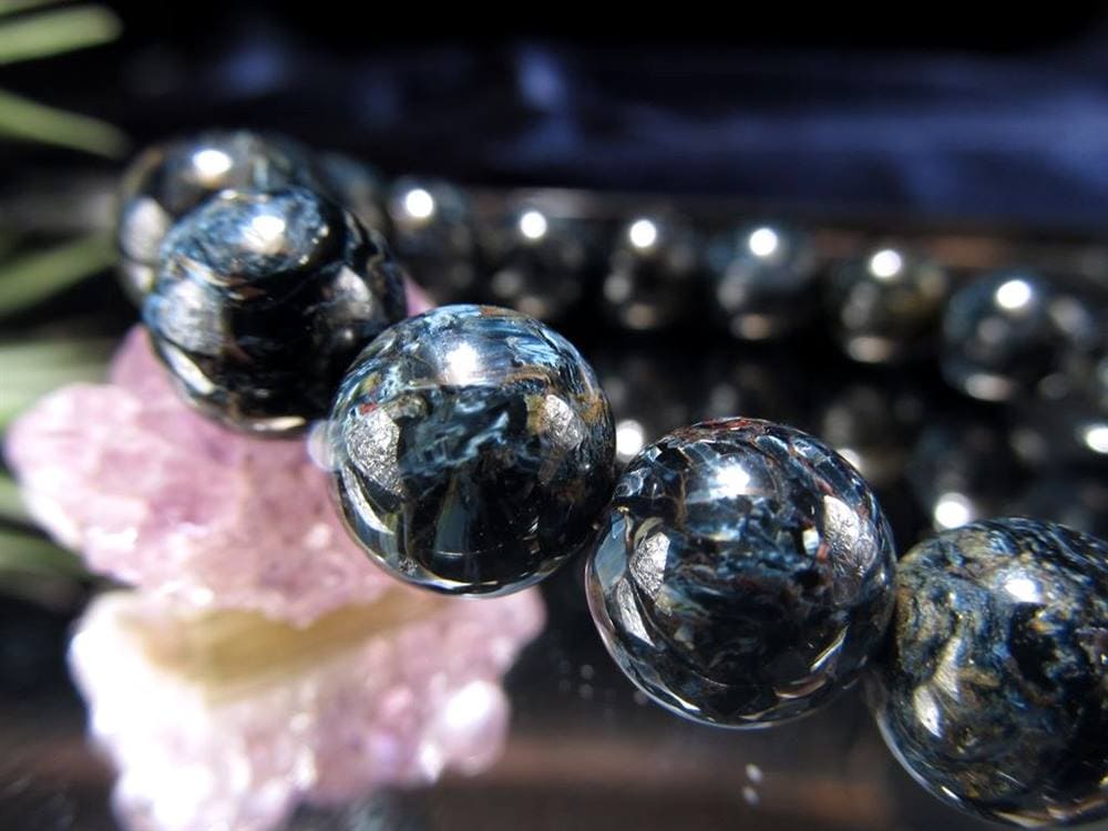 ピーターサイト ブレスレット ブルーピーターサイト テンペストストーン 嵐の石