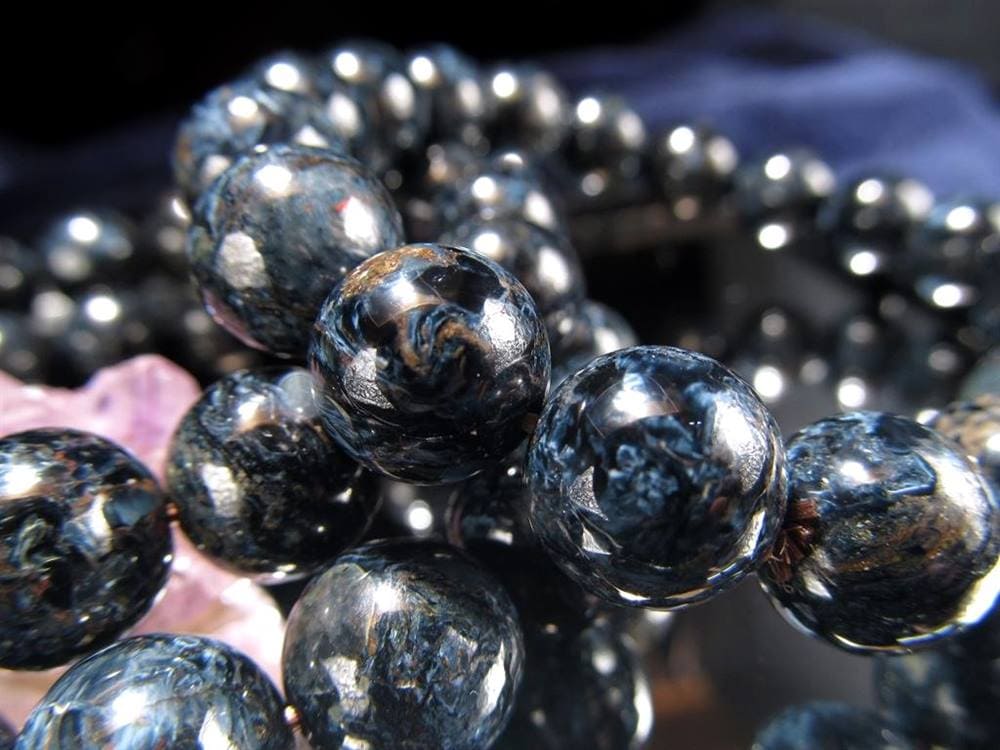 ピーターサイト ブレスレット ブルーピーターサイト テンペストストーン 嵐の石