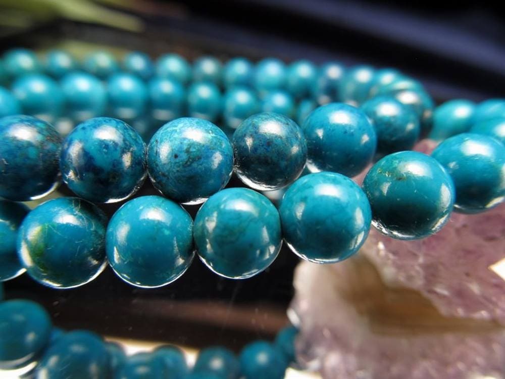 クリソコラ 珪孔雀石 ブレスレット ヒーリング 癒し