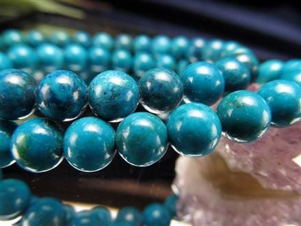 クリソコラ 珪孔雀石 ブレスレット ヒーリング 癒し