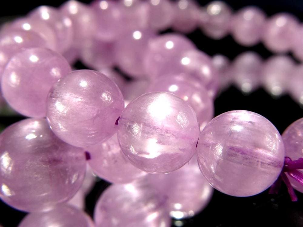 クンツァイト ブレスレット リチア輝石 キャッツアイ 天然石