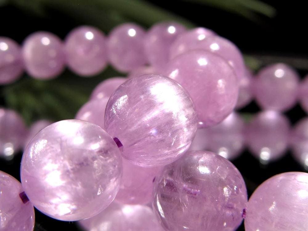 クンツァイト ブレスレット リチア輝石 キャッツアイ 天然石