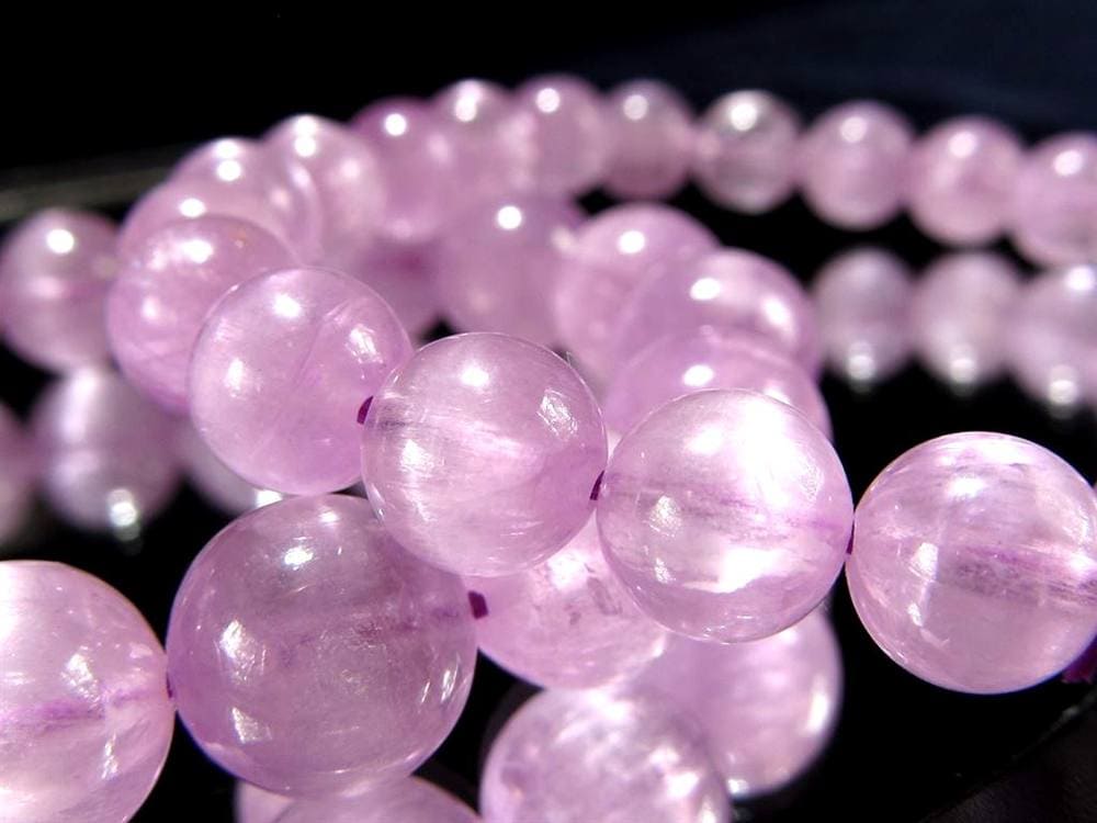 クンツァイト ブレスレット リチア輝石 キャッツアイ 天然石