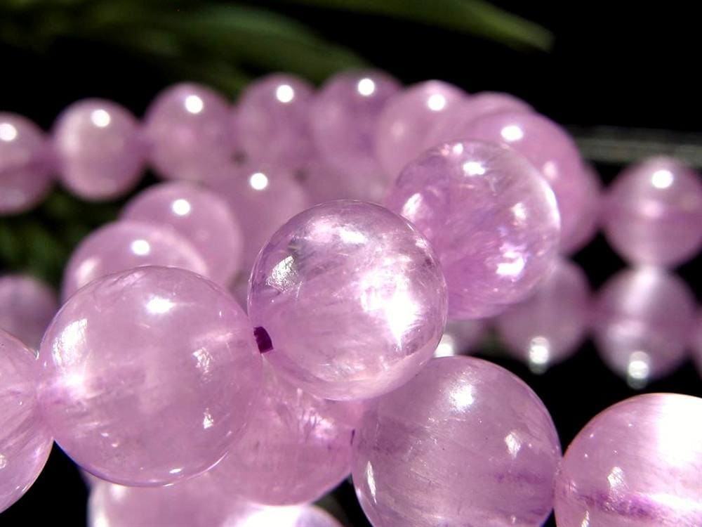 クンツァイト ブレスレット リチア輝石 キャッツアイ 天然石