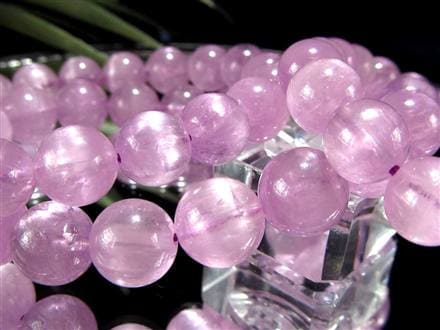 クンツァイト ブレスレット リチア輝石 キャッツアイ 天然石