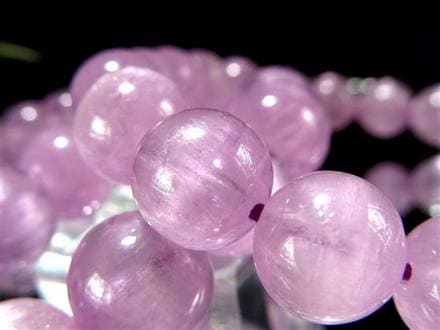 クンツァイト ブレスレット リチア輝石 キャッツアイ 天然石