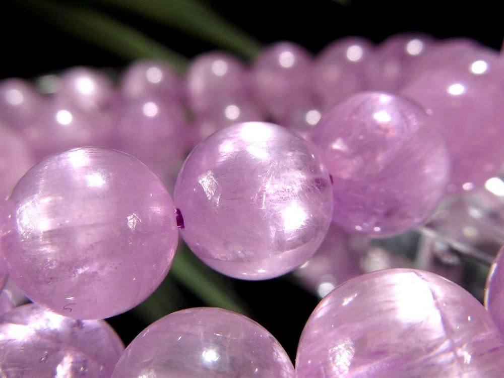 クンツァイト ブレスレット リチア輝石 キャッツアイ 天然石