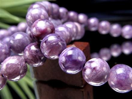 エンジェルシリカ チャロアイト ブレスレット 水晶 パープル