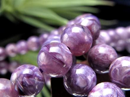 エンジェルシリカ チャロアイト ブレスレット 水晶 パープル