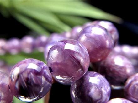 エンジェルシリカ チャロアイト ブレスレット 水晶 パープル