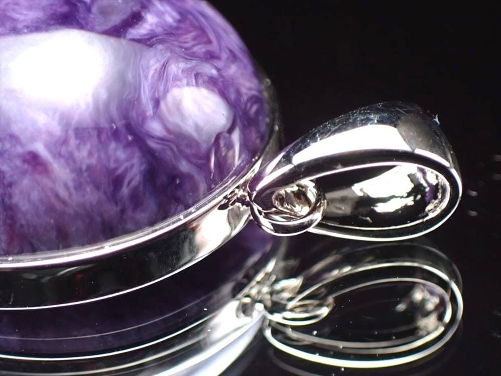 チャロアイト ペンダントトップ アクセサリー ヒーリングストーン 天然石