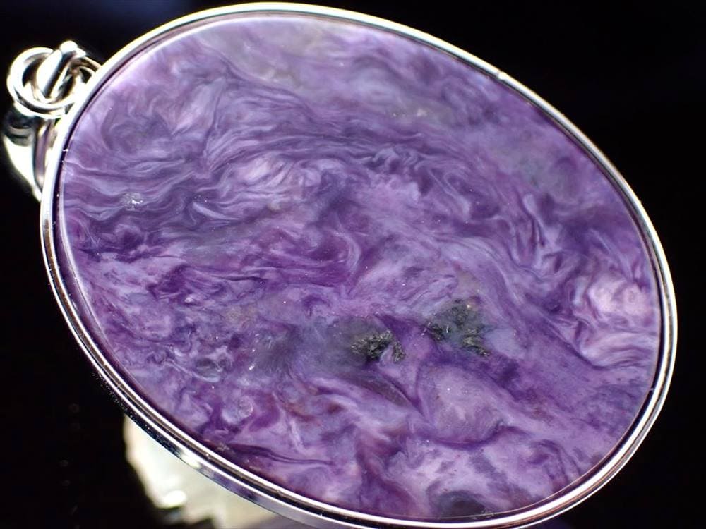 チャロアイト ペンダントトップ アクセサリー ヒーリングストーン 天然石