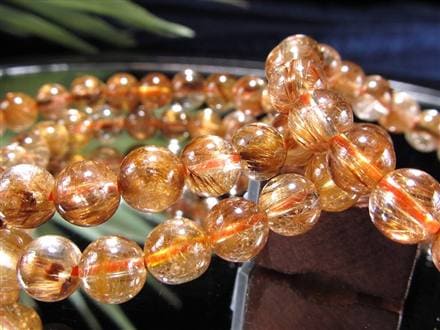 アンティークゴールドルチルクォーツ タイガールチルクォーツ ブレスレット ゴールドルチル タイガールチル