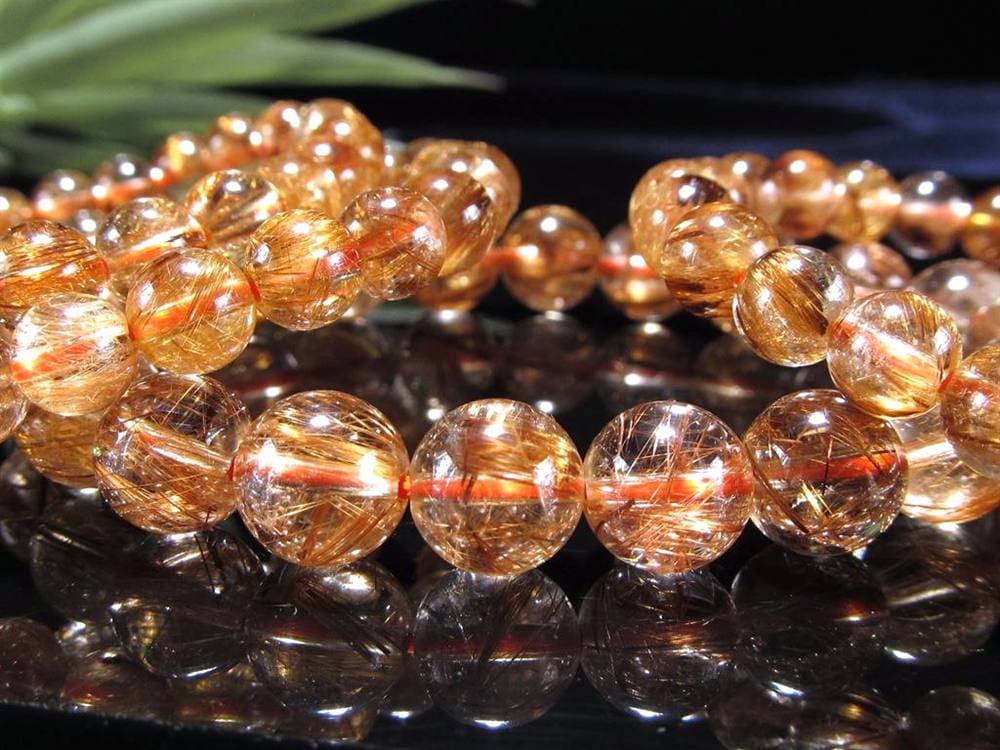 アンティークゴールドルチルクォーツ タイガールチルクォーツ ブレスレット ゴールドルチル タイガールチル