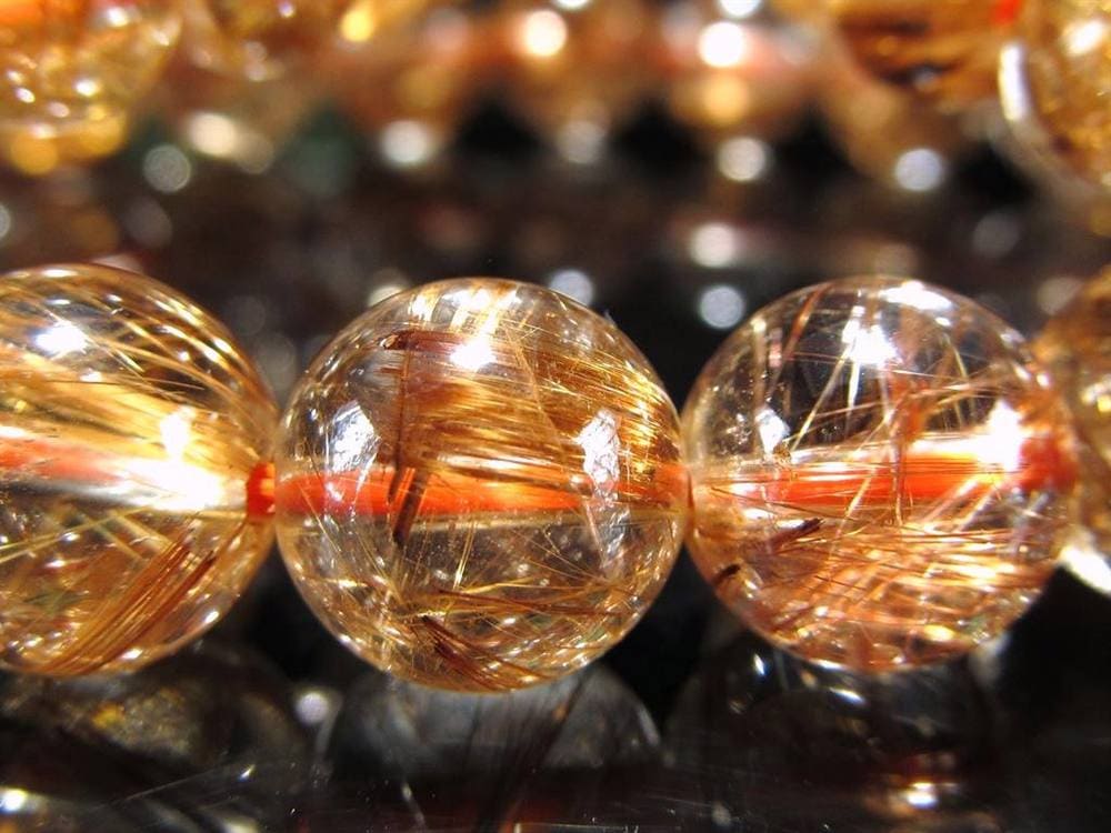 アンティークゴールドルチルクォーツ タイガールチルクォーツ ブレスレット ゴールドルチル タイガールチル