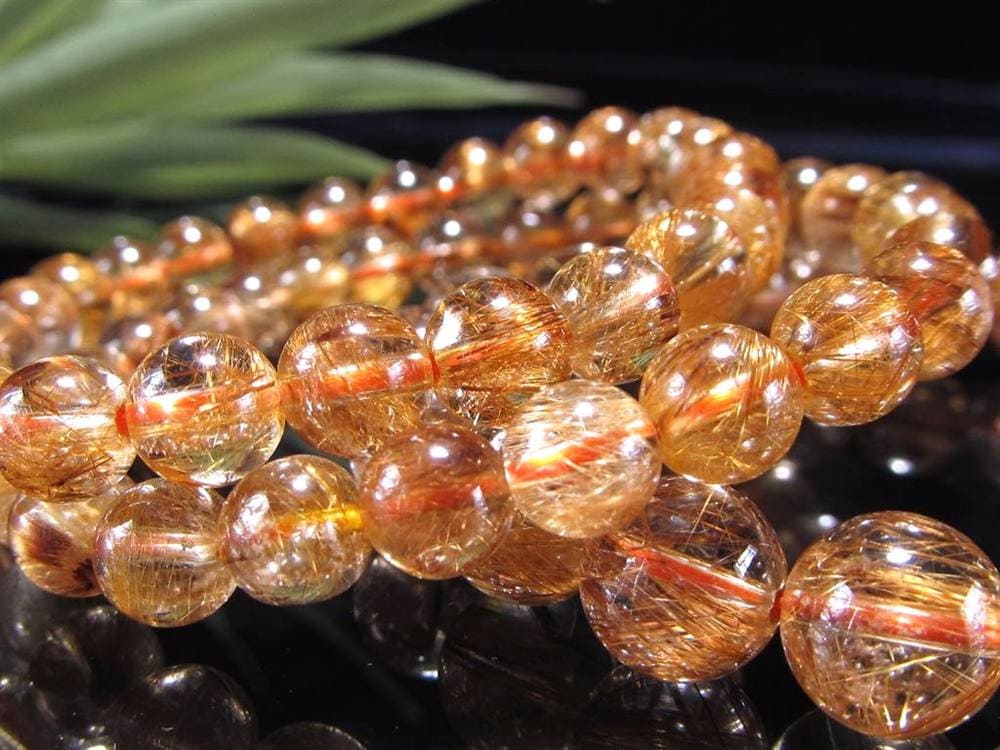 アンティークゴールドルチルクォーツ タイガールチルクォーツ ブレスレット ゴールドルチル タイガールチル