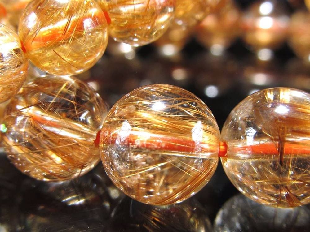 アンティークゴールドルチルクォーツ タイガールチルクォーツ ブレスレット ゴールドルチル タイガールチル