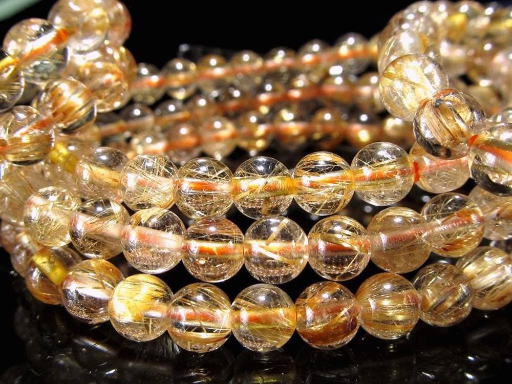 ルチル ゴールドルチル ブレスレット 金運 ルチルクォーツ
