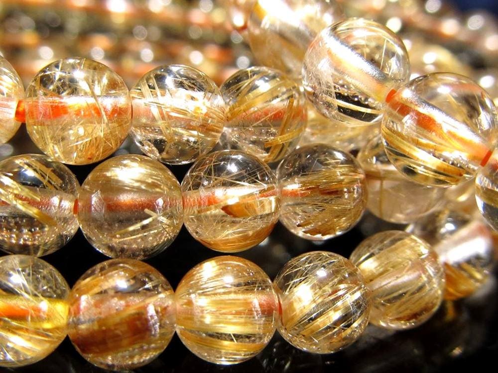 ルチル ゴールドルチル ブレスレット 金運 ルチルクォーツ