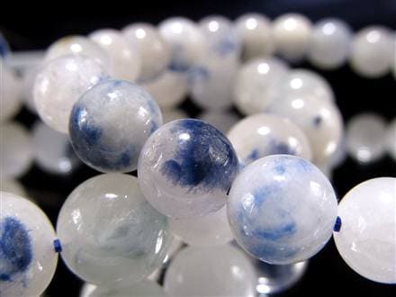 ブルーガーデンクォーツ デュモルチェライト ブレスレット ガーデンクォーツ インクォーツ