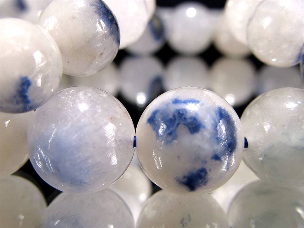 ブルーガーデンクォーツ デュモルチェライト ブレスレット ガーデンクォーツ インクォーツ