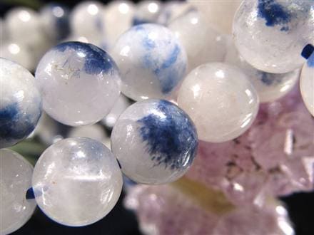 ブルーガーデンクォーツ デュモルチェライト ブレスレット ガーデンクォーツ インクォーツ