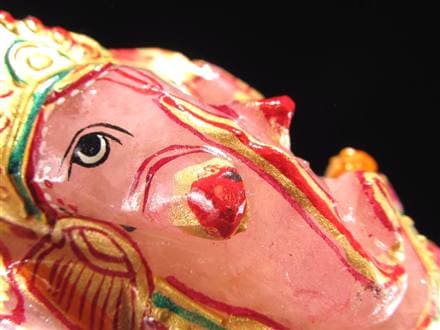 ローズクォーツガネーシャ ガネーシャ ローズガネーシャ 天然石ガネーシャ 夢を叶える象